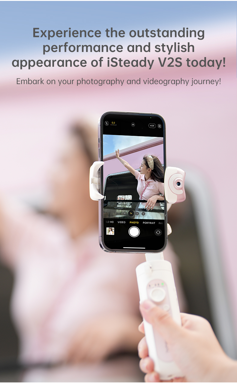 Hohem iSteady V2s | Portable Gimbal with Integrated AI Tracker